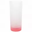Sublimable Frosted Glass Tumbler - Red Base