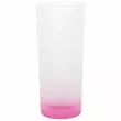 Sublimable Frosted Glass Tumbler - Pink Base