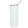 Vaso termo acabado glitter sublimable - Blanco