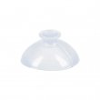 Transparent suction cup - Ø20mm without hole - Pack of 25 units