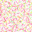 Vinyle adhésif imprimé Confetti - Feuille de 30x60cm