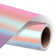 Vinyle adhésif holographique de découpe - LokLik Pink - Rouleau 30,5x90cm