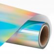 Vinyle adhésif holographique de découpe - LokLik Iridescent Silver - Rouleau 30,5x90cm