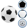 Balón de fútbol - Detalle de paneles, costuras y válvula de aire