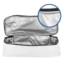 Sublimatable cooler bags with grille - Zipper and insulation PEVA isotherm
