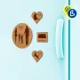 Corcho adhesivo en láminas - Ejemplo de uso y personalización