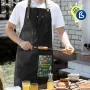 Delantal para barbacoa sublimable - Ejemplo de personalización y uso