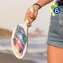 Palas de playa de madera natural para grabado - Ejemplo de personalización
