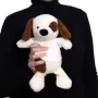Chien en peluche avec taches avec t-shirt sublimable - Taille
