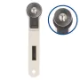 Sets para manualidades - Base de corte A4 y herramientas - Detalle cuchilla recta del cutter rotatorio 