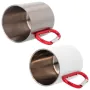 Sublimation Carabiner Mug - Stainless Steel - Inside