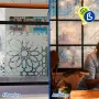 Vinilo para cristales decorativo esmerilado con diseños - Diferentes patrones