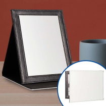 Sublimable Folding Tabletop Mirrors Leatherette