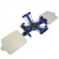 Screen Printing Machine - Manual - 4 Colour 2 Station 