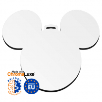 Sublimation MDF Christmas Ornament 3mm - Mickey Shape