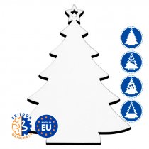 Adornos navideños DM3 sublimable - Árboles Estrella