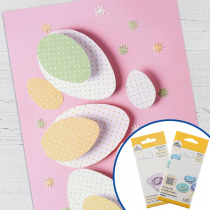 Almohadilla adhesiva doble cara para scrapbooking