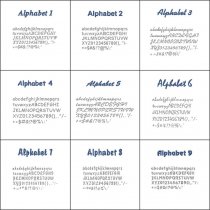 Ampliación para Embird - Alphabets 1 al 9