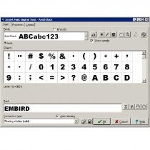Ampliación para Embird - Font Engine 4.0