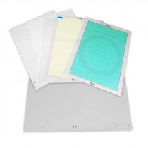 Bandeja de trabajo de 12" para Silhouette Curio con bases elevadoras y mantas de corte y embossing