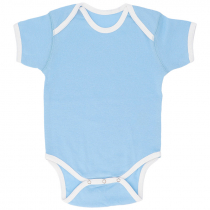 Baby Bodysuit - Short Sleeve - Blue bodysuit