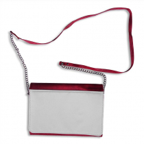 Bolso de señora simil piel rosa 