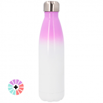Sublimation Stainless Steel Water Bottle - Gradient Effect - 500ml