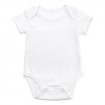 Body bébé pour sublimation à manches courtes - Toucher coton