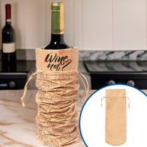 Sublimable Jute Bottle Bag