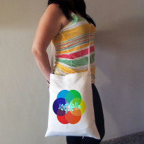 Bolsa de tela con asas largas