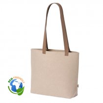 Sublimatable Tote Bags Recycled Felt with Leatherette Handles 