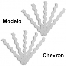 Brazalete Chromaluxe modelo Chevron