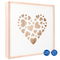 Caja modelo Love Box con panel deslizante 