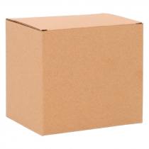 Caja marrón automontable para taza - Pack 30 uds