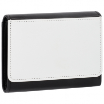 Portefeuille porte-monnaie simili cuir noir 10x14 sublimable