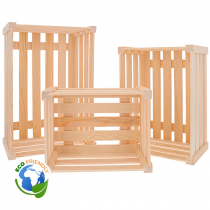 Wooden box for decoration