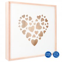 Caja modelo Love Box con panel deslizante 