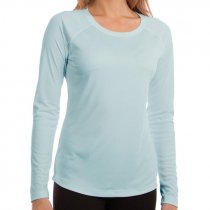 Camiseta de chica Vapor Apparel con protección solar manga larga - Azul ártico