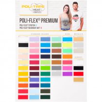 Nuancier flex thermocollant Poli-Flex Premium de Poli-Tape - Stretch et Blockout