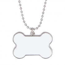 Sublimable Bone-shaped Pet Tag