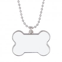 Sublimable Bone-shaped Pet Tag