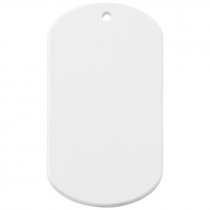 Chapa para perro de plástico sublimable - Pack de 5 uds