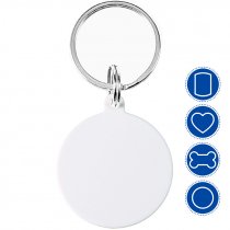 Sublimable 2mm Plastic Pet Tags