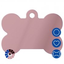 Aluminum Pet Badges in Colors for Engraving