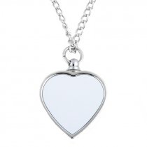 Sublimation Heart Ashes Holder Memorial Necklace