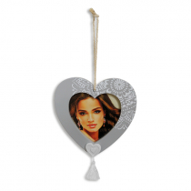Colgante con portafotos forma corazón Serie Oise