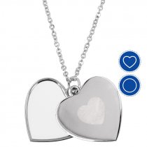 Sublimation Necklace with Heart Engraving
