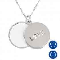 Sublimable Double Pendant Die-Cut Necklaces