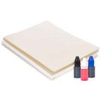 Tintas y papeles para la máquina de estampación de sellos