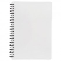 Cuaderno A5 con tapas de plástico de 160 páginas